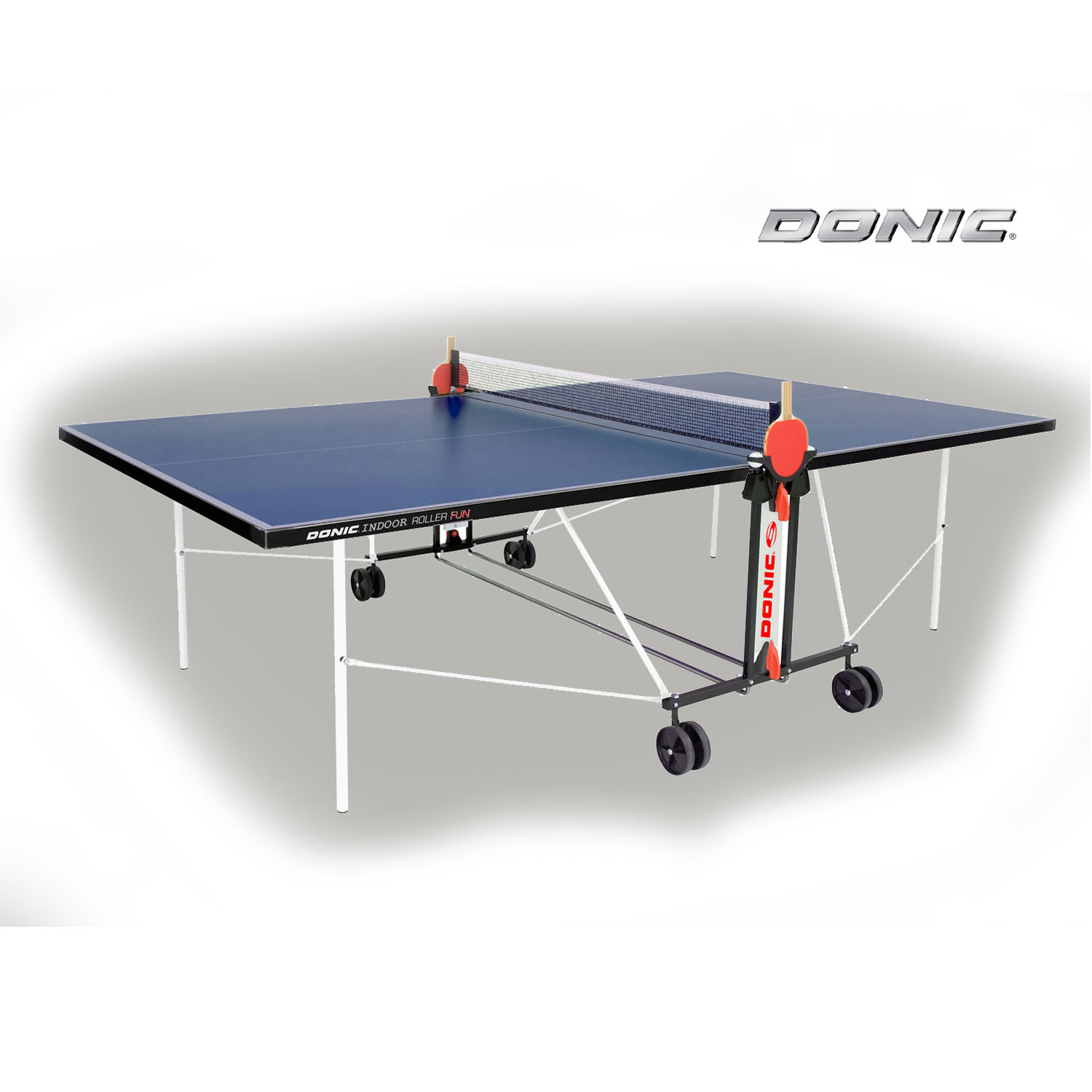 Теннисный стол Donic Indoor Roller FUN синий — Неонспорт
